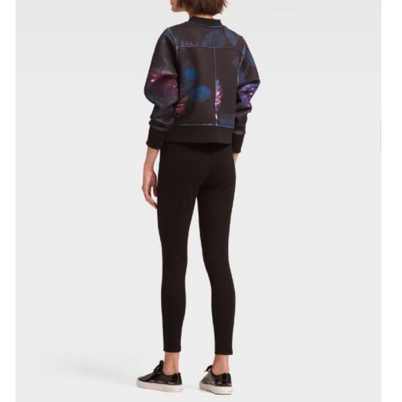 Donna Karan floral- printed Bomber Jacket - Picture 5 of 12